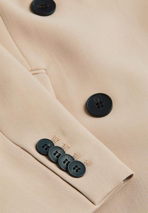 H&M - Double-breasted jacket - beige