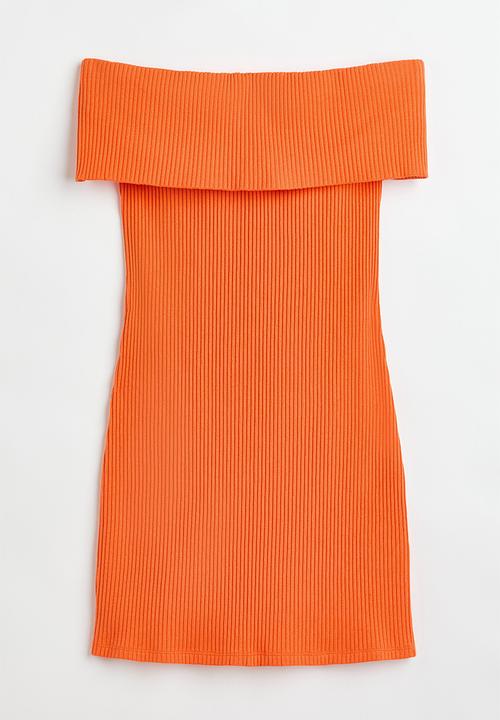 H&M - Off-the-shoulder dress - orange