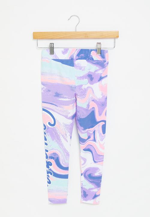 Converse - Cnvg printed high rise legging - royal pulse