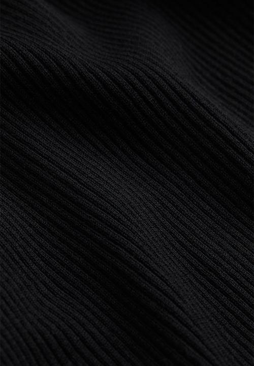 H&M - Rib-knit dress - black 