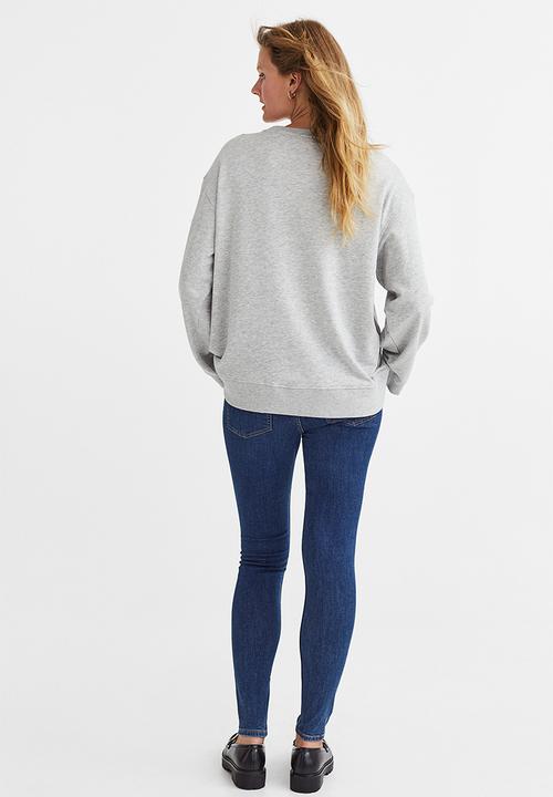 H&M - Mama jeggings - dark denim blue