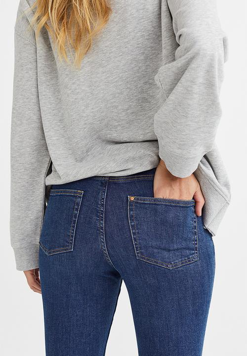 H&M - Mama jeggings - dark denim blue