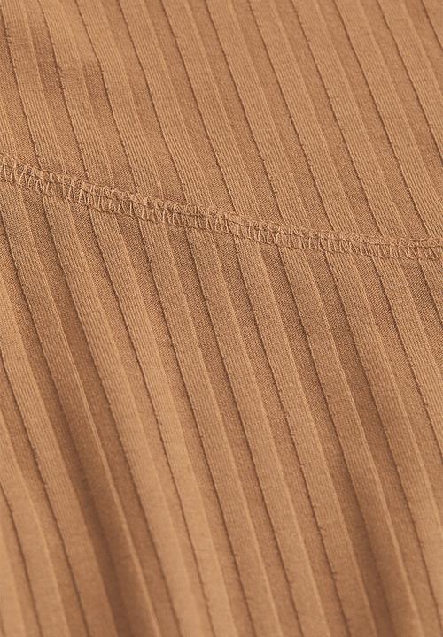 H&M - Mama ribbed trousers - dark beige