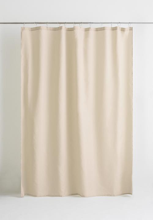 H&M - Shower curtain - light beige
