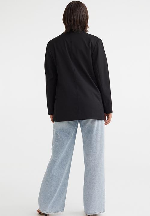 H&M - Oversized single-breasted blazer - black