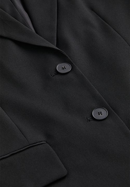 H&M - Oversized single-breasted blazer - black