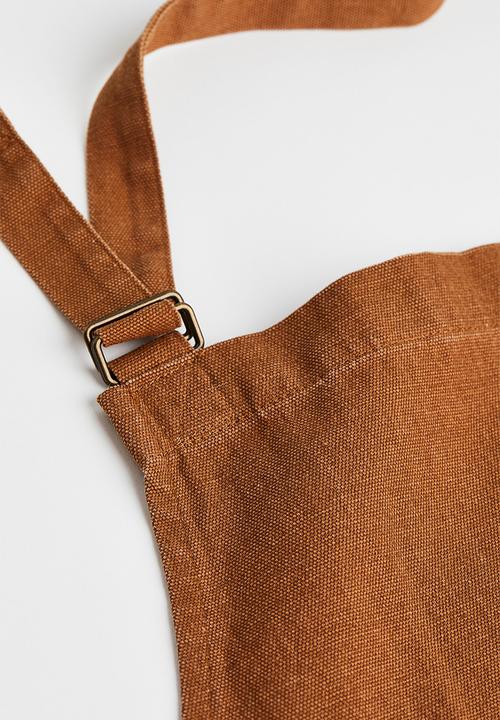 H&M - Cotton apron - brown