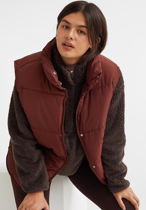 H&M - Puffer gilet - brown