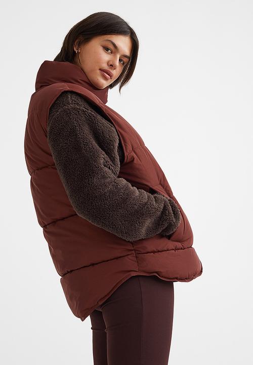H&M - Puffer gilet - brown