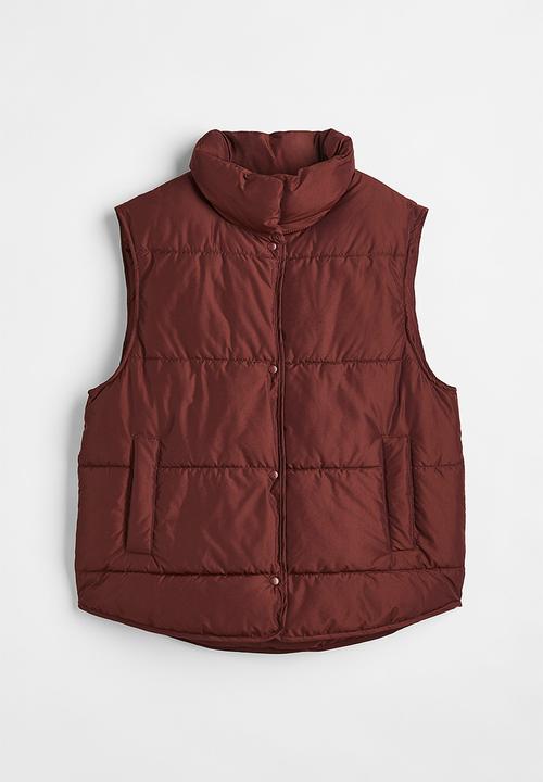 H&M - Puffer gilet - brown