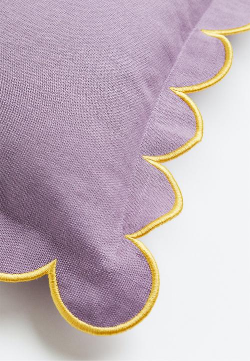 H&M - Linen-blend cushion cover - purple