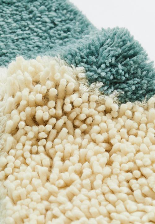 H&M - Tufted wool-blend rug - multi/turquoise