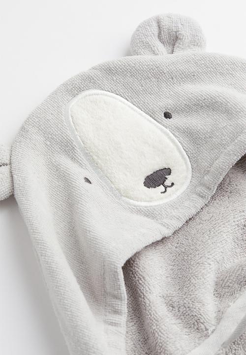 H&M - Hooded bath towel - grey/multi