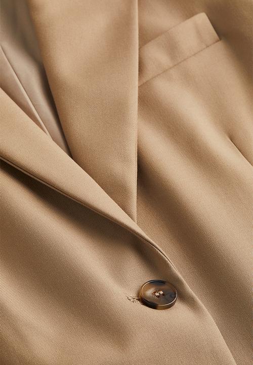 H&M - Single-breasted blazer - beige