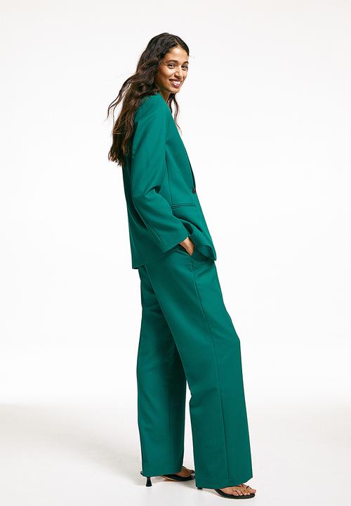 H&M - Single-breasted blazer - green