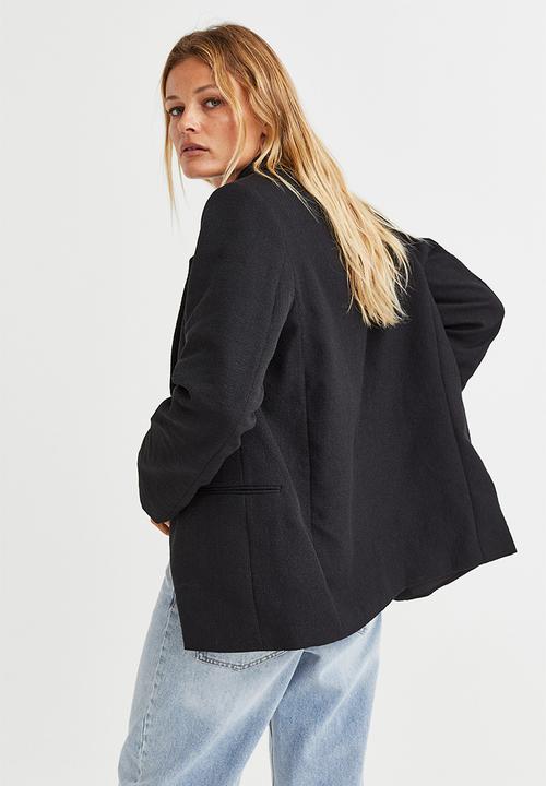H&M - Single-breasted blazer - black