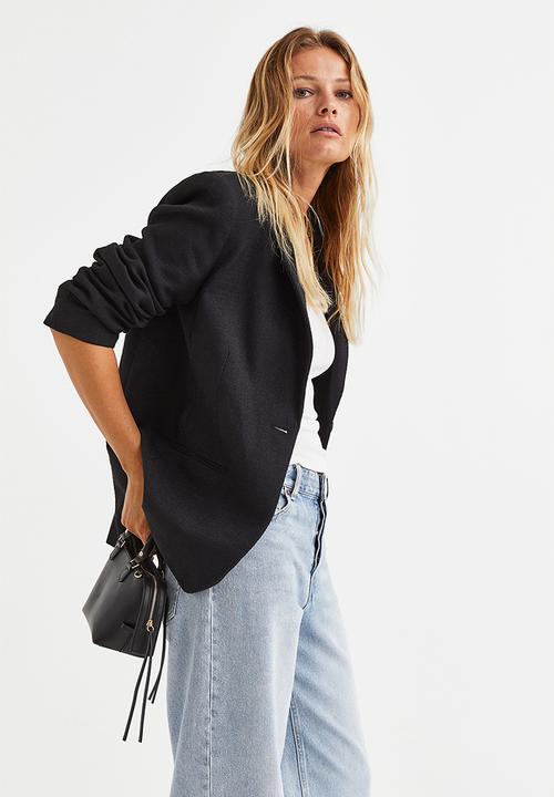 H&M - Single-breasted blazer - black