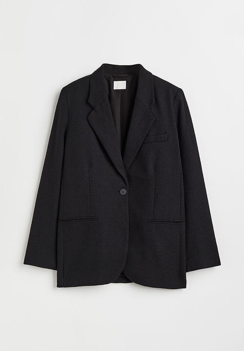 H&M - Single-breasted blazer - black