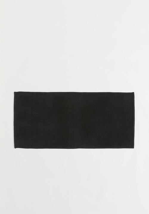 H&M - Cotton bath mat - black I