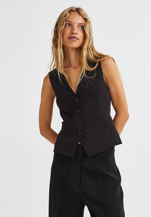 H&M - Suit waistcoat - black