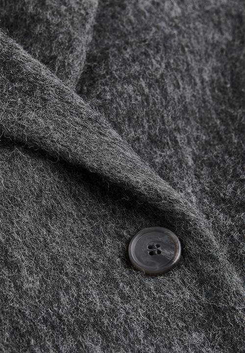 H&M - Double-breasted jacket - dark grey
