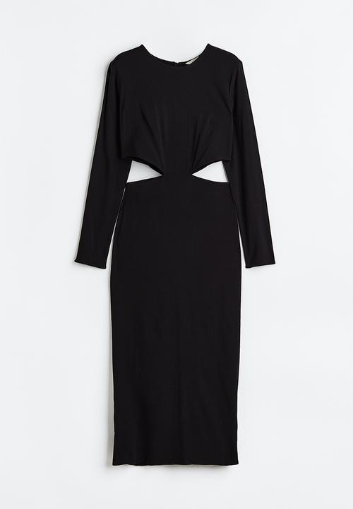 H&M - Cut-out bodycon dress - black