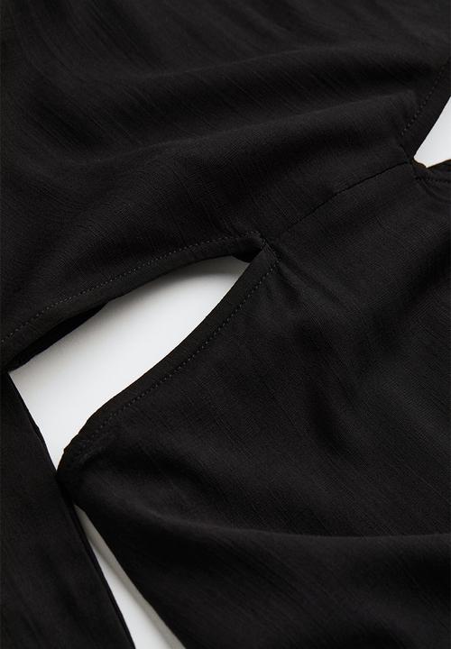 H&M - Cut-out bodycon dress - black