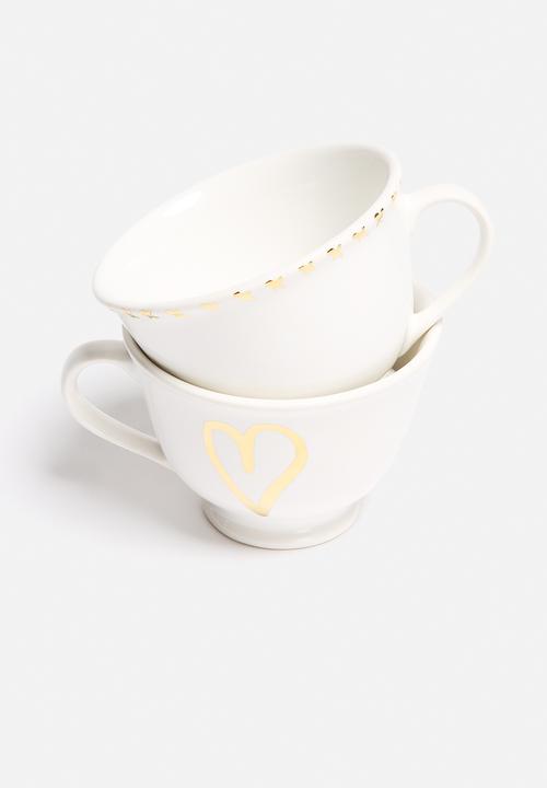 Urchin Art - Teacup & Saucer Set of 2