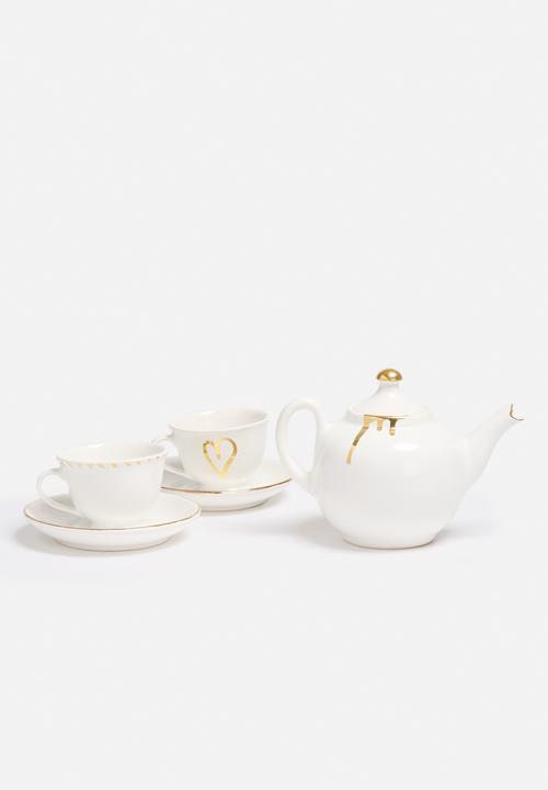 Urchin Art - Teacup & Saucer Set of 2