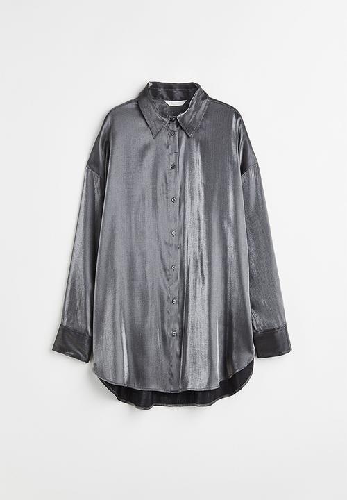 H&M - Oversized blouse - silver