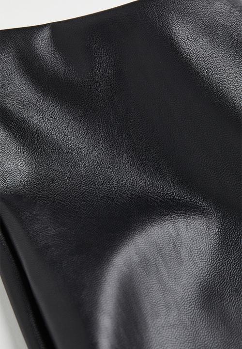 H&M - High-waisted leggings - black