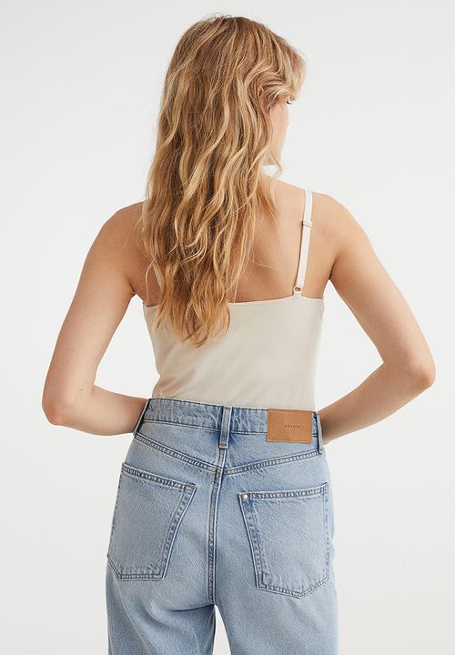 H&M - Mama 2-pack nursing tops - cream/beige-pink