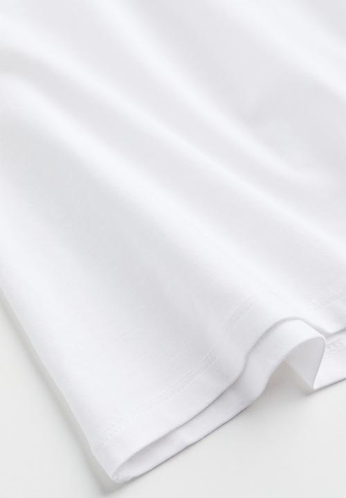 H&M - Long-sleeved jersey top - white I