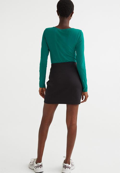 H&M - Long-sleeved jersey top - green