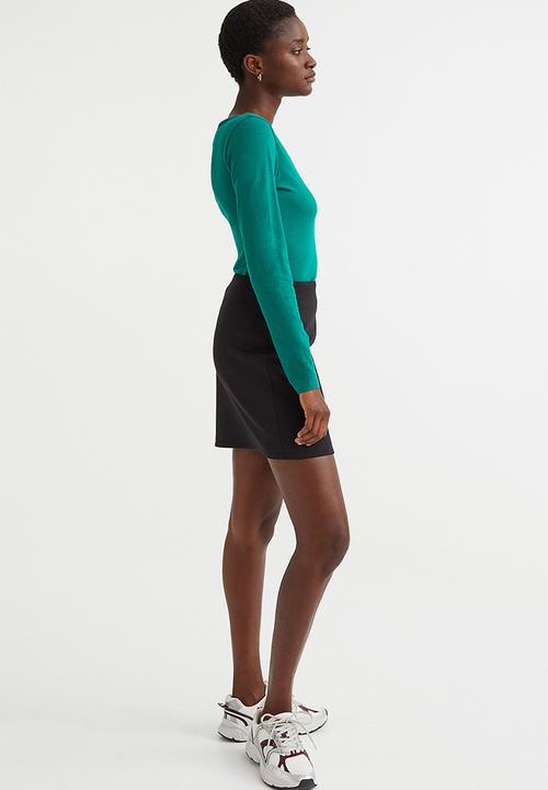 H&M - Long-sleeved jersey top - green