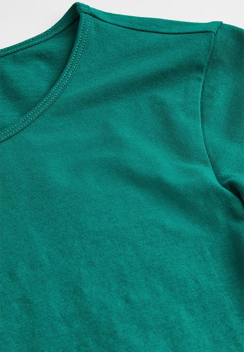 H&M - Long-sleeved jersey top - green