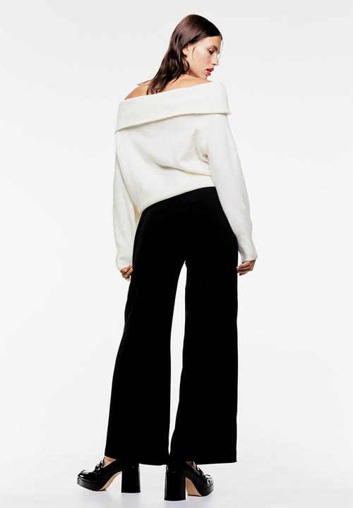 H&M - Off-the-shoulder jumper - cream