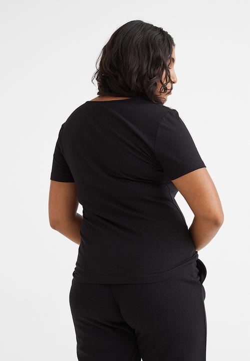 H&M - Cotton T-shirt - black II