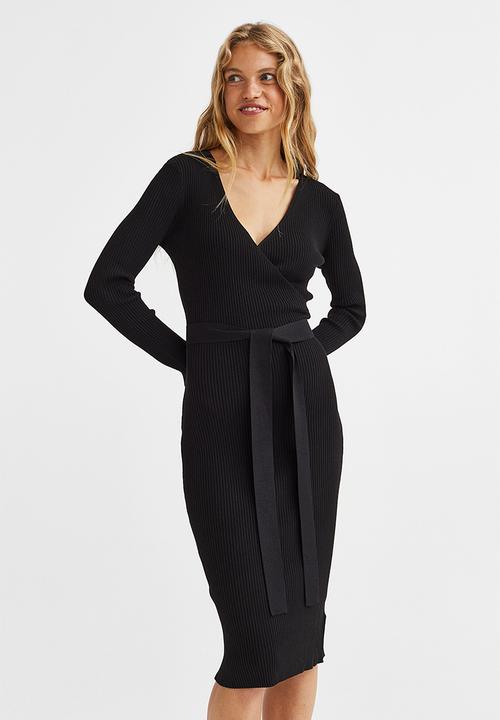 H&M - Wrap dress - black