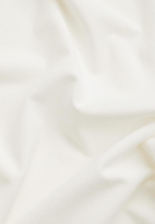 H&M - Draped jersey top - white
