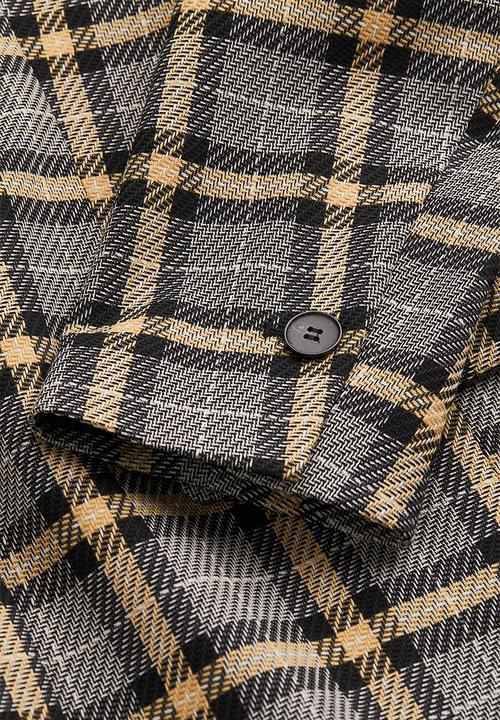 H&M - Single-breasted blazer - black/checked