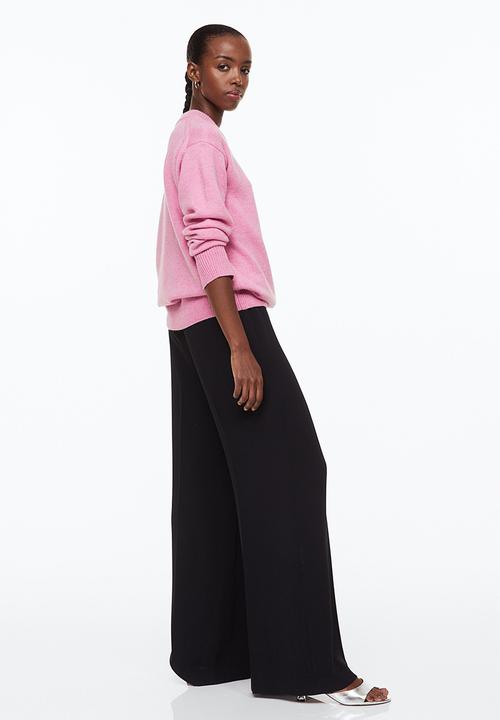 H&M - Tailored trousers - black