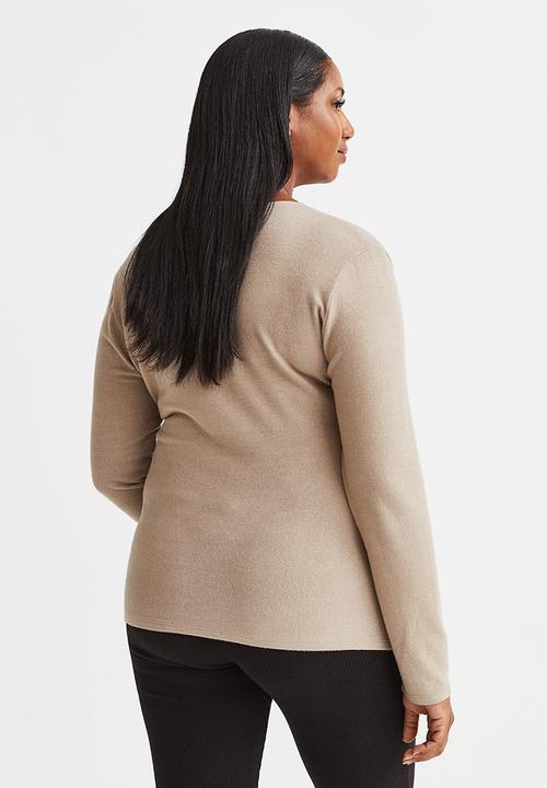 H&M - Mama before & after jersey top - light beige