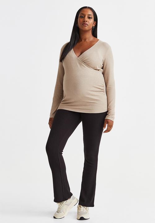 H&M - Mama before & after jersey top - light beige
