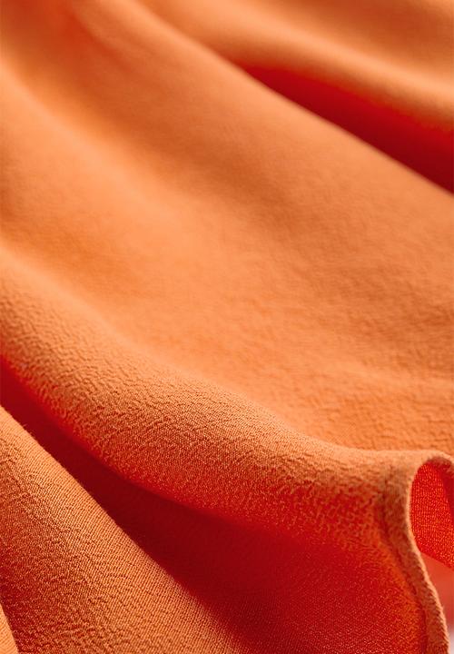 H&M - Short wrapover dress - orange