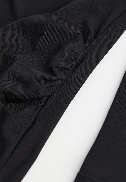 H&M - Mama long-sleeved jersey top - black