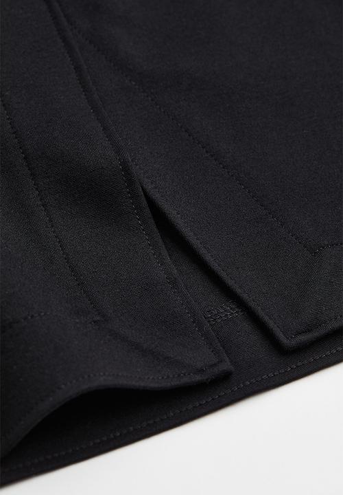 H&M - Short wrapover skirt - black