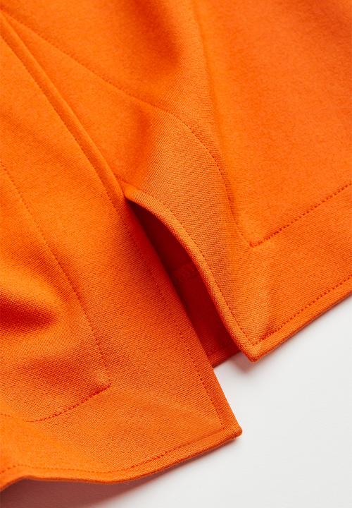 H&M - Short wrapover skirt - orange