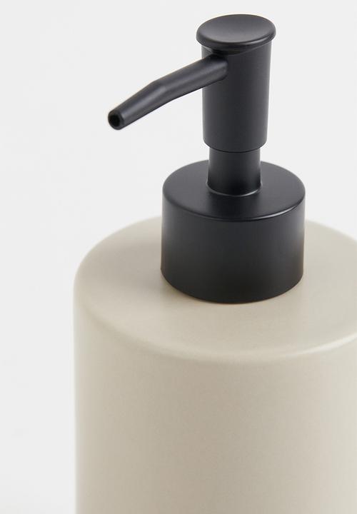 H&M - Earthenware soap dispenser - light beige