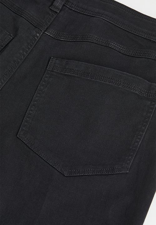 H&M - Twill utility trousers - black